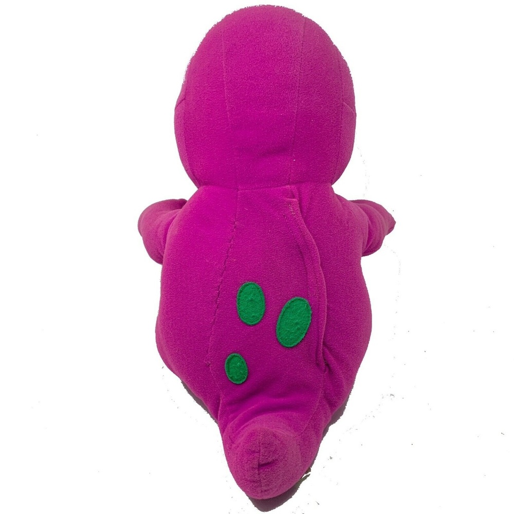 Purple and Green Plush Dinosaur Toy - Picture 2 of 4